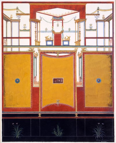 Decorazioni murali dalla Casa di Aulo Vettio, Pompei da Luigi Bazzani